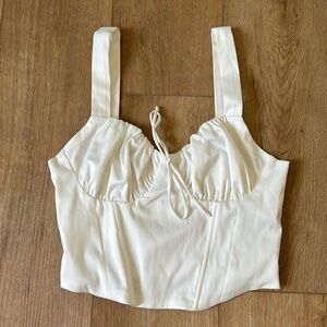 Bershka Milkmaid Corset Top
